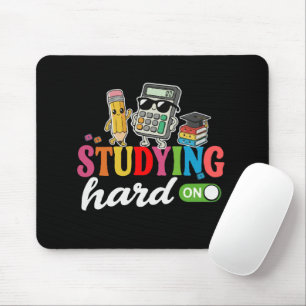 Hart im Studium   Süße Kawaii-Schulartikel Mousepad