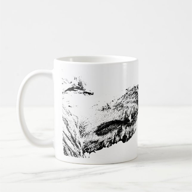 Hart in jedem Blick Kaffeetasse (Links)