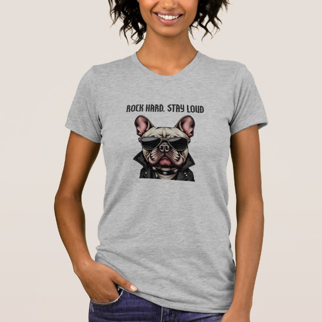 hart, laut bleibe T-Shirt (Vorderseite)