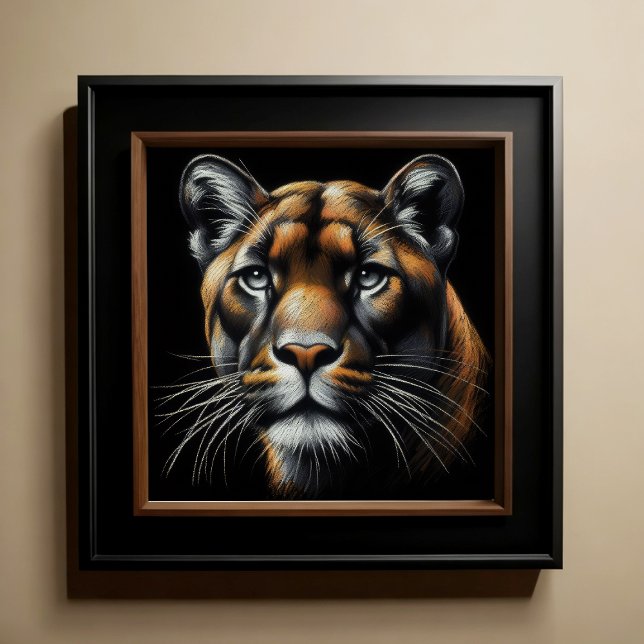 Hart Pastel Zeichnend Berglippe Poster (Von Creator hochgeladen)