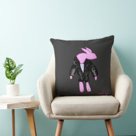 Hart Typ Pink Bunny Kissen