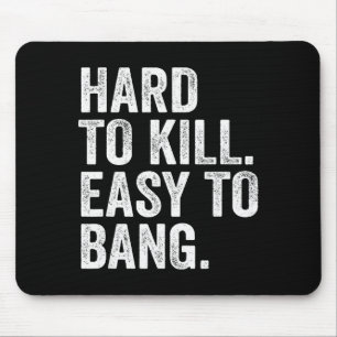 Hart zu töten, leicht zu schlagen, lustiger Sarkas Mousepad