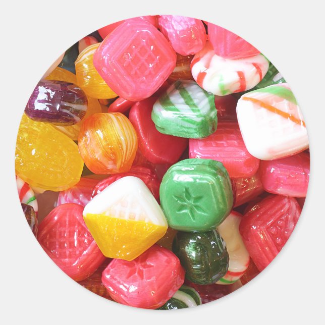 Hartbonbons Aufkleber (Vorderseite)