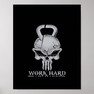 harte Arbeit für Freaks von Fitnessen Poster