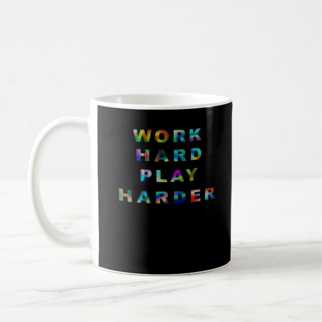 harte Arbeit, so hart klassisch Kaffeetasse (Links)