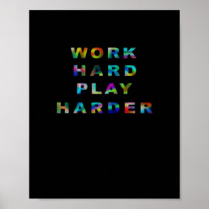 harte Arbeit, so hart klassisch Poster