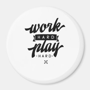 harte Arbeit, so harte Inspiration Zitate Klasse Magnet