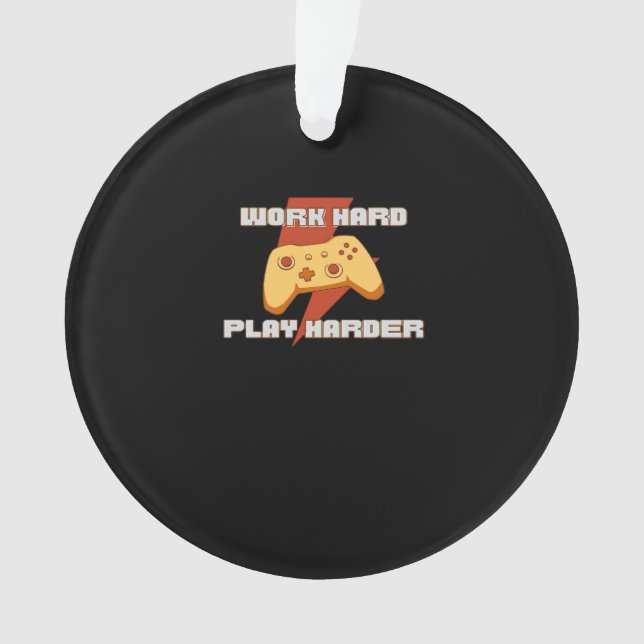 harte Arbeit so harte Zitate Ornament (Vorderseite)