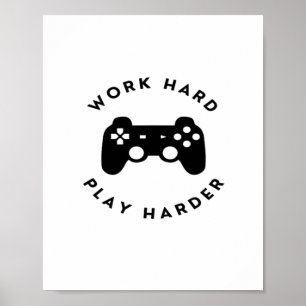 harte Arbeit, so hartes Design klassisch Poster