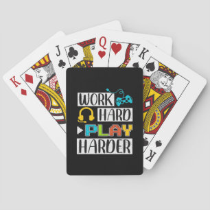 harte Arbeit, so hartes, sonniges und Trending Zit Spielkarten