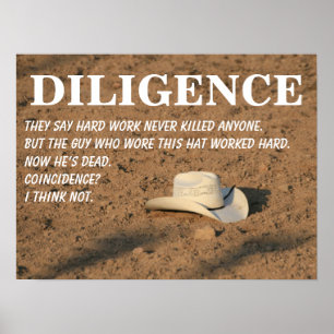 Harte Arbeit tötet Sie nicht (ich verspreche), 3 Poster