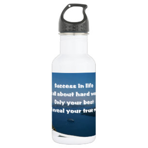 Harte Arbeit und Erfolg Trinkflasche