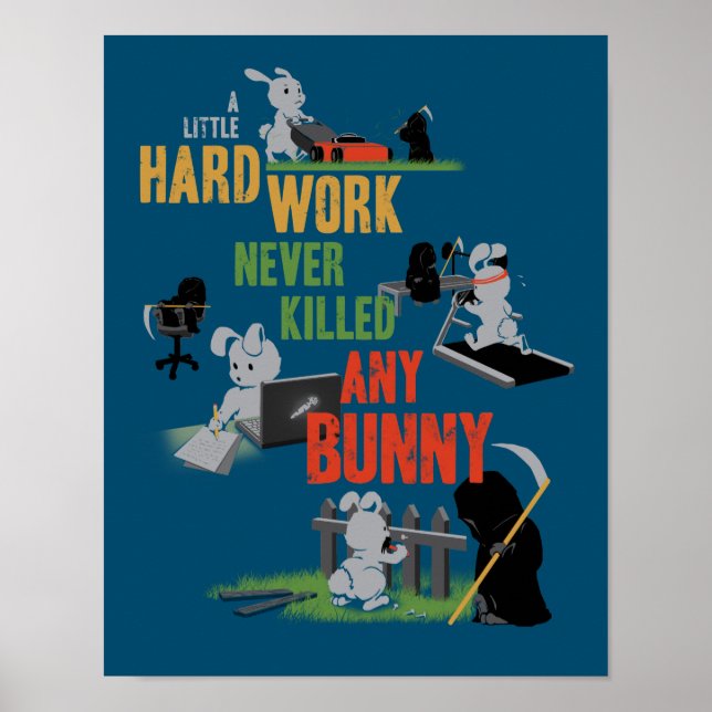 Harte Arbeitshalle Poster (Vorne)