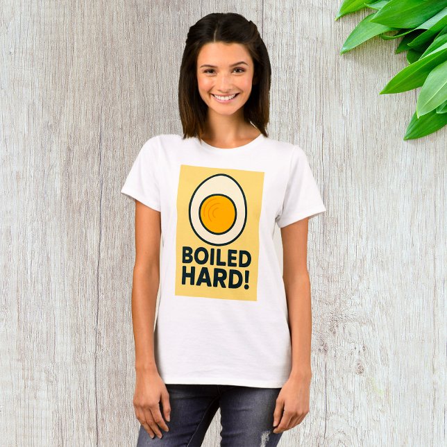 HARTE! Funny Hard Boiled Egg Spaß T-Shirt (Von Creator hochgeladen)