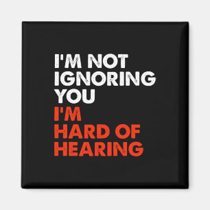 Harte Hörfähigkeit ASL signieren Sprache taub Awar Magnet