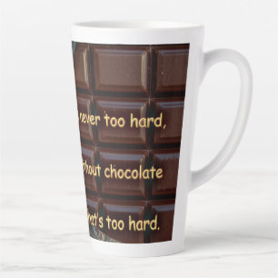 harte Schokolade ... Milchtasse