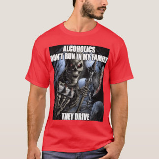 Harte Skelett-Alkoholiker laufen nicht in meiner F T-Shirt