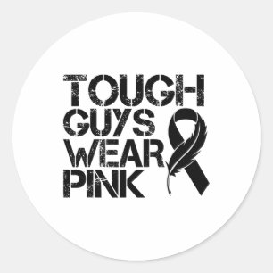 Harte Typ tragen rosa Männer und Jungen und unters Runder Aufkleber