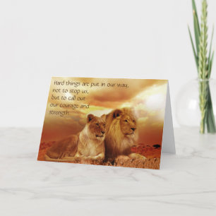 Harte Zeiten, Mut und Kostensatz Karte