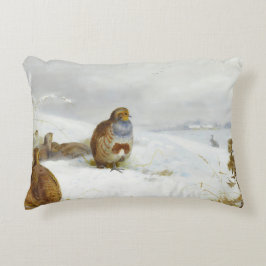Harte Zeiten - Patronen und ein Hase, Art Birds Dekokissen