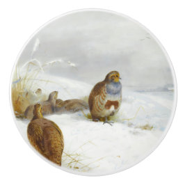 Harte Zeiten - Patronen und ein Hase, Art Birds Keramikknauf