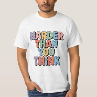 Härter als du denkst Süßes Lustiges T-Shirt Gesche