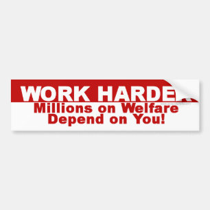 härter arbeiten autoaufkleber