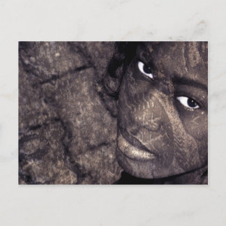 harter Blick Postkarte