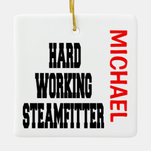 harter Dampffitter Keramikornament