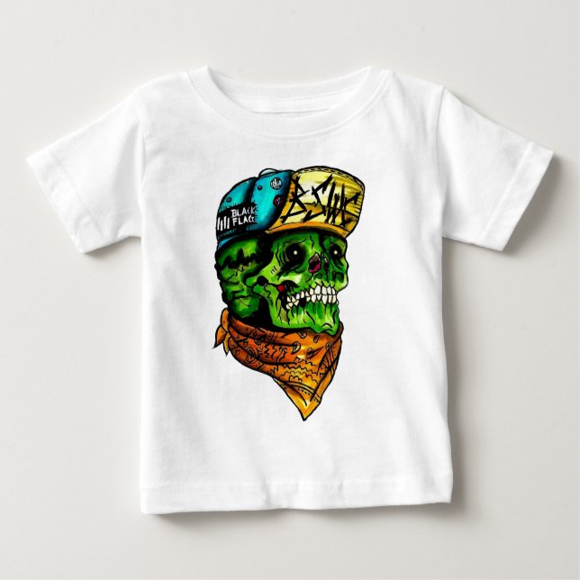 Harter Kern-Baby Baby T-shirt (Vorderseite)