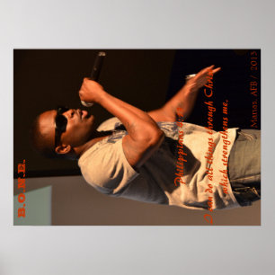 HARTER SCHLEIFEN Plakat-Knochen Poster