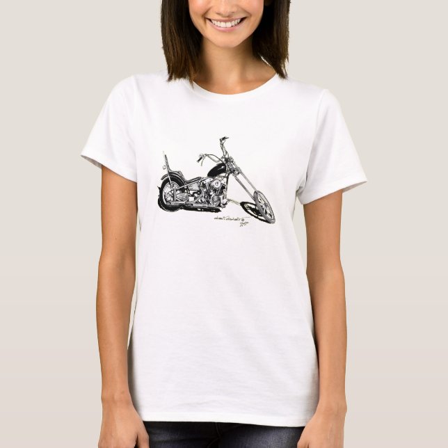 Harter Schwanz-Chopper T-Shirt (Vorderseite)