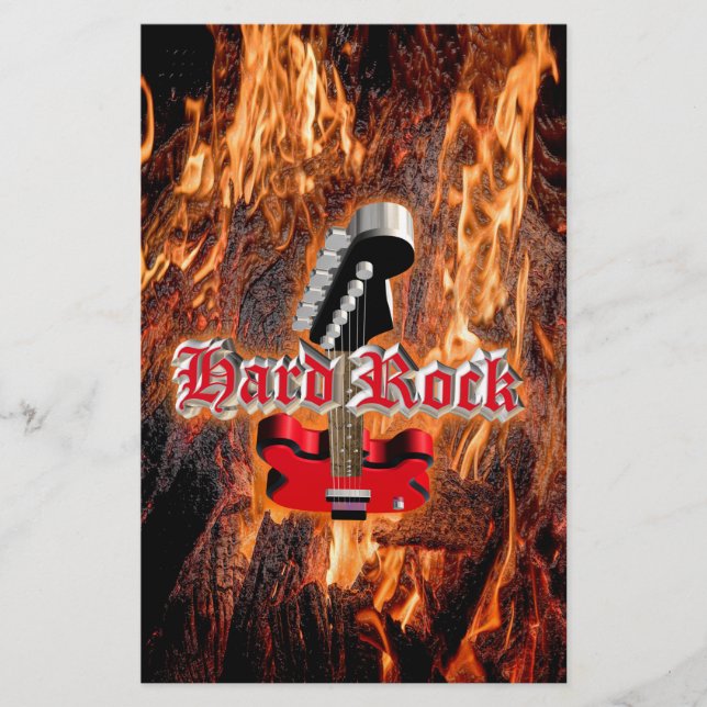 Harter Stein ins Feuer Flyer (Vorne)