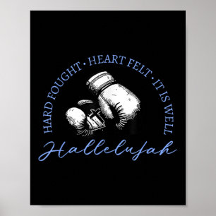 Hartes Herz fühlte es ist gut Hallelujah Poster
