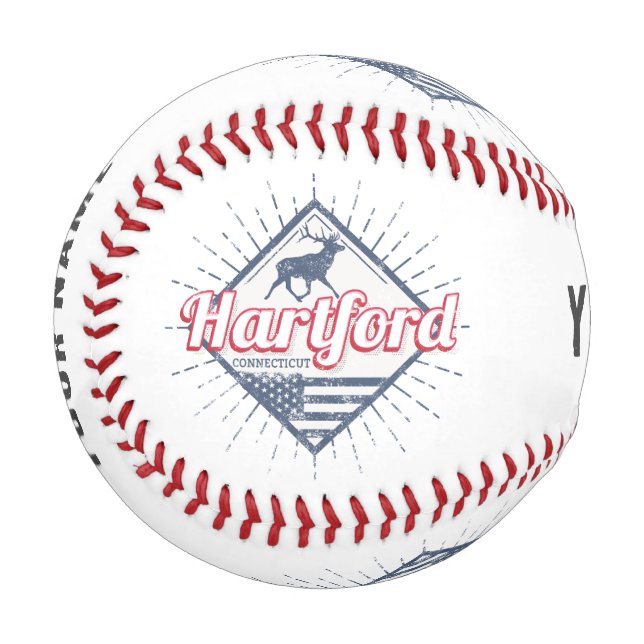 Hartford City Connecticut Vereinigte Staaten Baseball (Vorderseite Links)