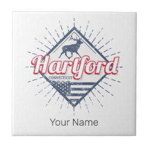 Hartford City Connecticut Vereinigte Staaten Fliese