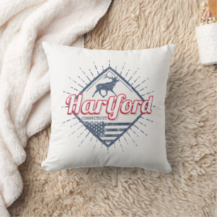 Hartford City Connecticut Vereinigte Staaten Kissen
