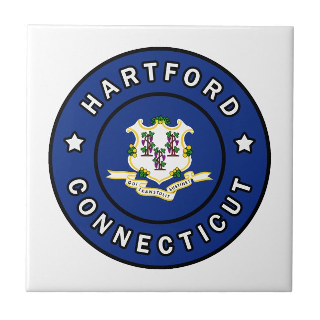 Hartford Connecticut Fliese (Vorderseite)
