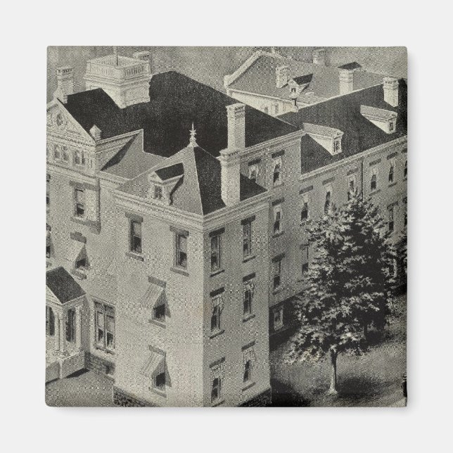 Hartford Connecticut Illustration Magnet (Vorne)