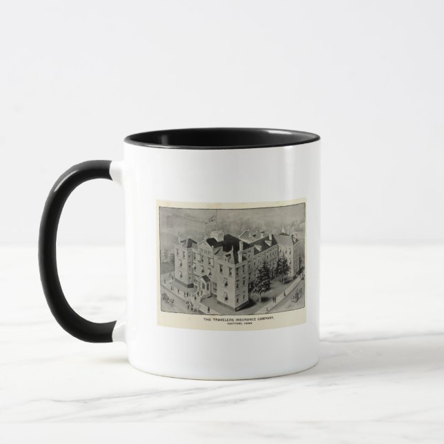 Hartford Connecticut Illustration Tasse (Links)