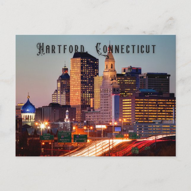 Hartford, Connecticut Postcard Souvenir Postkarte (Vorderseite)