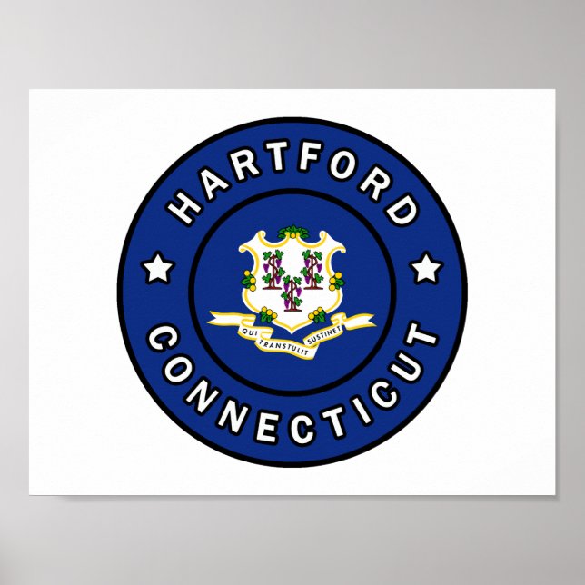 Hartford Connecticut Poster (Vorne)