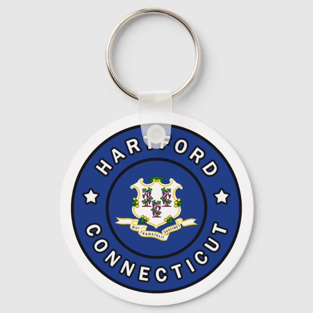 Hartford Connecticut Schlüsselanhänger (Vorderseite)