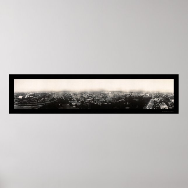 Hartford CT Panoramic Foto 1913 Poster (Vorne)