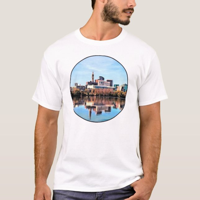 Hartford CT Skyline T-Shirt (Vorderseite)