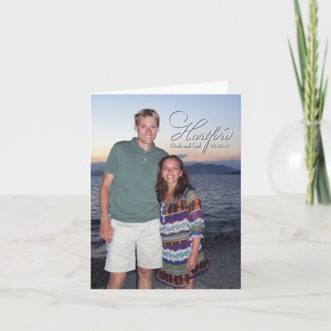 Hartford Dankeschön Karte (Vorderseite)