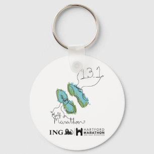 Hartford-Halbmarathon: Schuhe Schlüsselanhänger