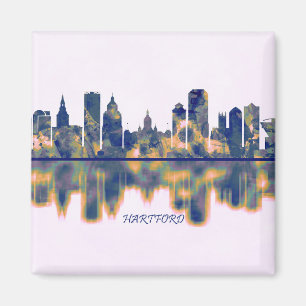 Hartford Skyline Magnet