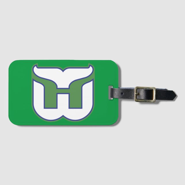 Hartford Whalers Hockey  Gepäckanhänger (Vorderseite (Horizontal))