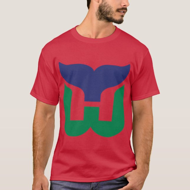 Hartford Whalers retro T-Shirt (Vorderseite)